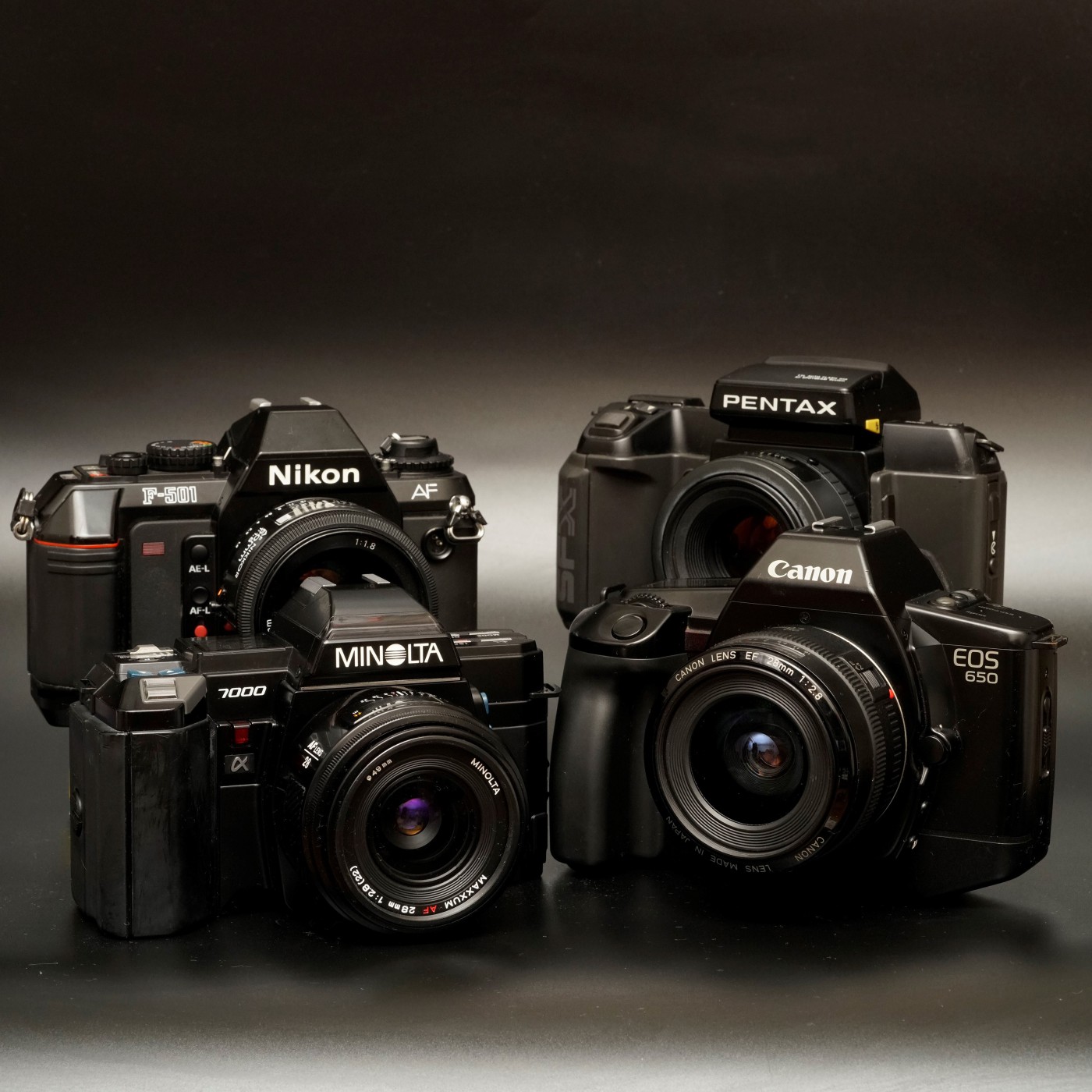 フィルムカメラ ニコン キャノン ペンタックス ミノルタ F70 EOS
