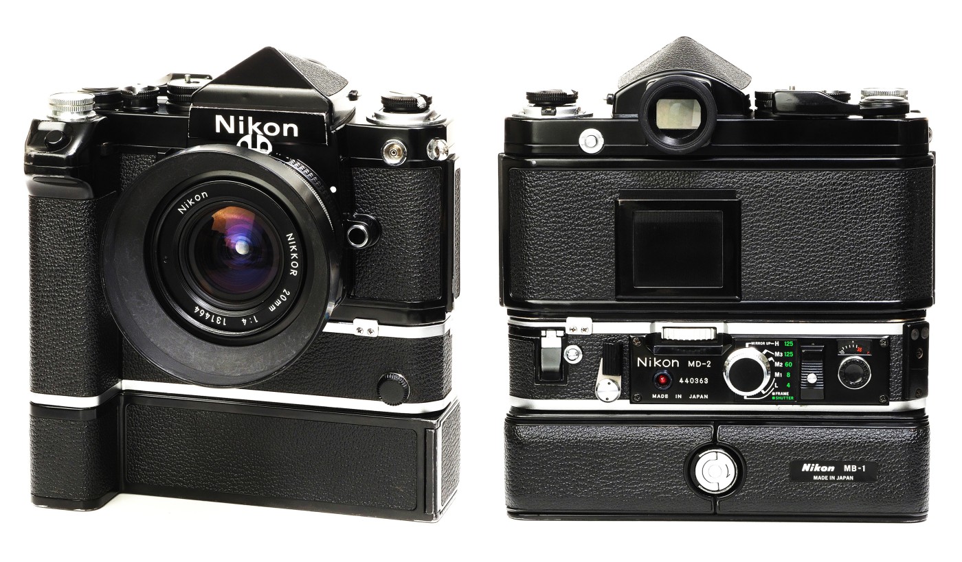 Nikon ニコン F2 フィルムカメラ 一眼レフカメラ ブラック レンズ NIKKOR 35mm 1:2 200mm 1:4 モーター
