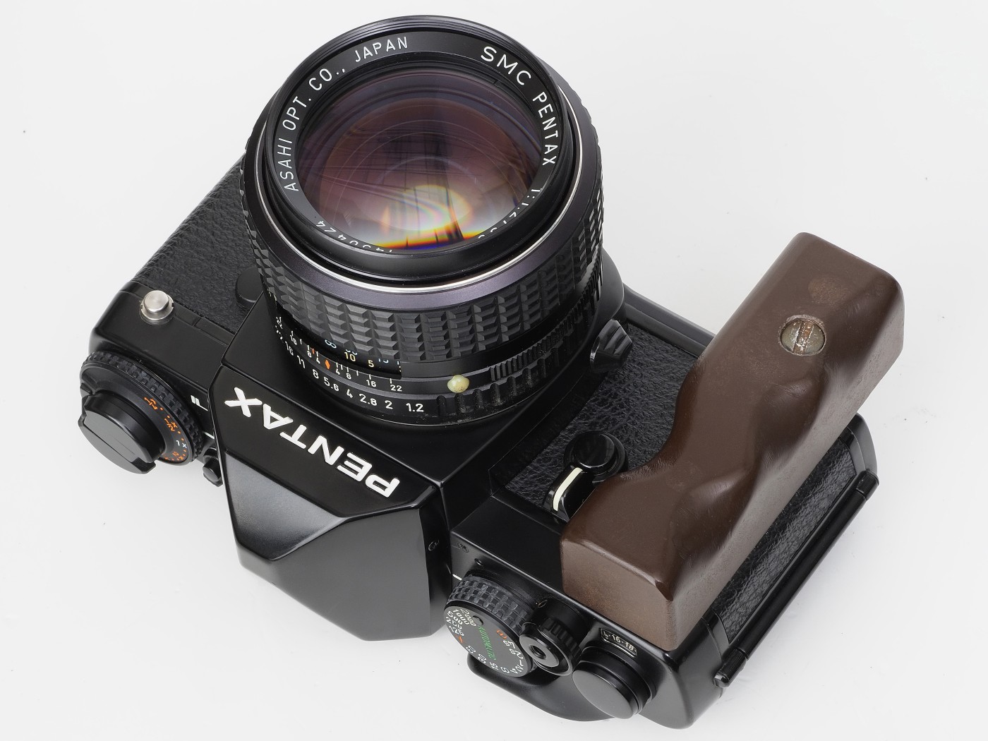 PENTAX LX ＋M 28mm/2.8 グリップ付 スクリーン方眼