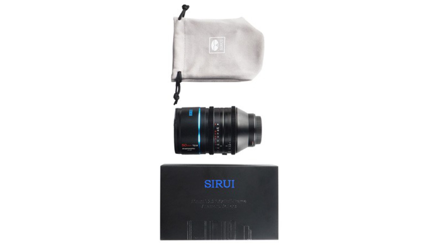 SIRUI フルサイズ用アナモルフィックレンズ「50mm T2.9 1.6X」発売