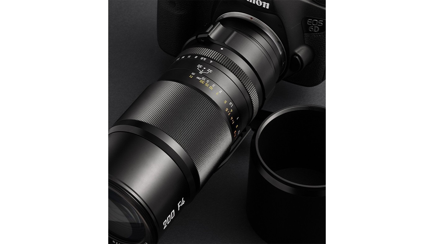 焦点工房、「中一光学 APO 200mm F4 MACRO 1X」にキヤノンEF、ニコンF