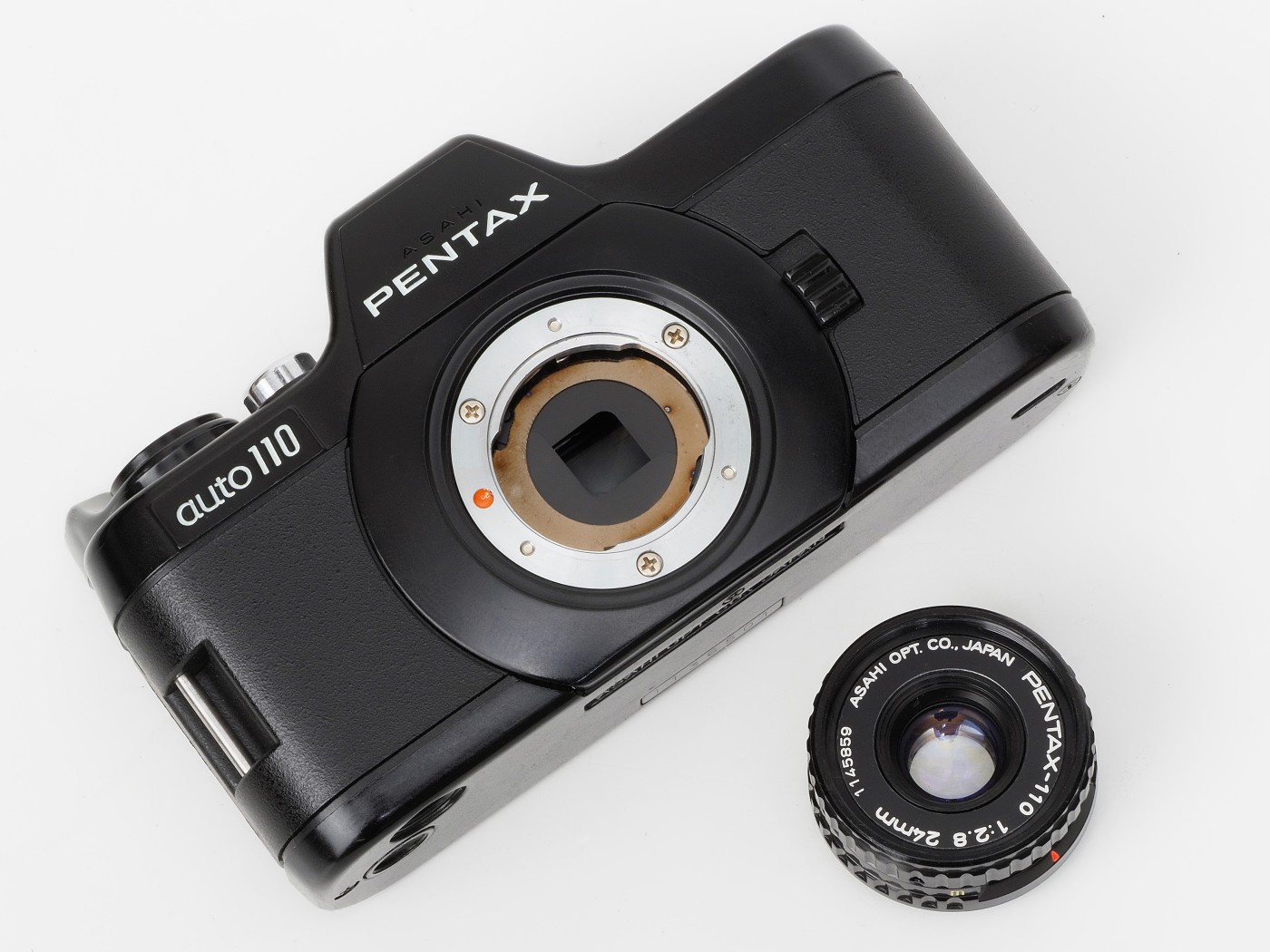 希少 PENTAX ペンタックス auto110 スケルトン - フィルムカメラ